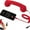 red, variant on Retro Phone Handset, 2026 New Retro Phone Handset for Smartphone, Type-C Retro Telephone Wired Handsets Style Landline Handle Receiver for Cell Mobile Video Conferences, Calls (Pink)