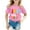 Pink, variant on Gunia Boys Short Sleeve Shirts 100 Days Smarter Boy And Girl Fashion Casual Print Crewneck Loose Short Sleeve Cosy Tshirts Tops 3-4 Years