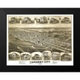 thumbnail image 2 of Fowler 18x15 Black Modern Framed Museum Art Print Titled - Mahanoy City Pennsylvania - Fowler 1889, 2 of 5