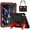 Black/Red, variant on Dteck Kids Case for iPad 11-inch (A16) 2025 11th Gen Case,iPad 10th Generation, Shockproof Silicone + PC Case Kickstand Cover with Shoulder Strap for iPad 11th/10th Gen (2025/2022),Blue/Red