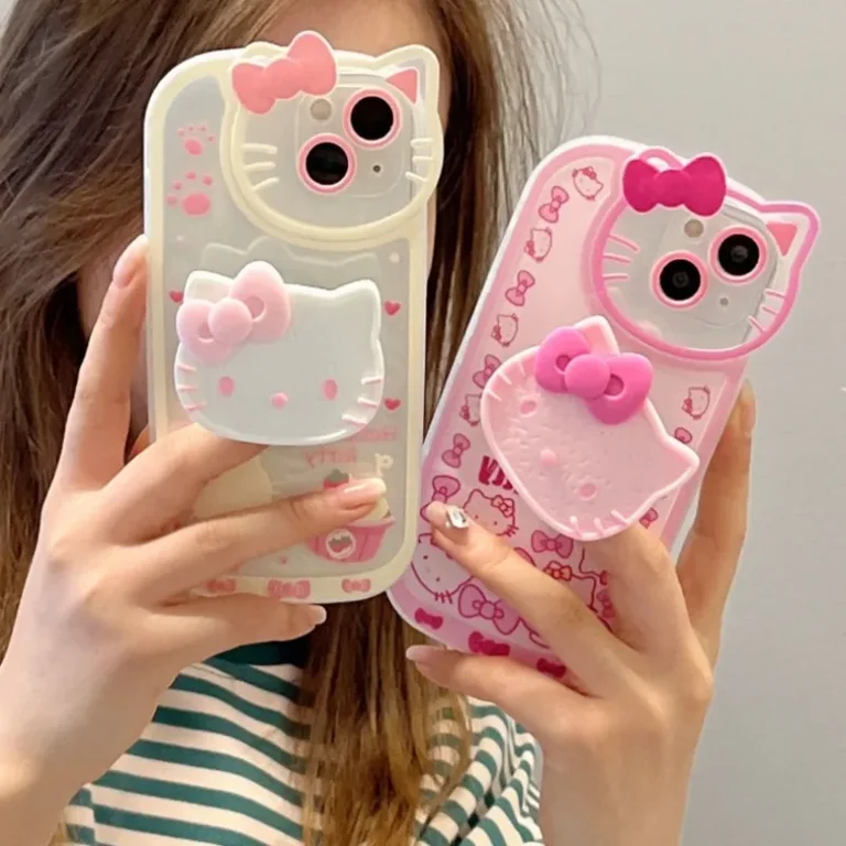 iPhoneアクセサリー CASSETIFY Hello Kitty iPhone16pro max Hello Kitty Iphone 16 Promax Phone Case With Mirror Finish