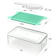 thumbnail image 6 of Mini Ice Cube Tray with Lid and Bin: TINANA 117×4 PCS Small Ice Trays for Freezer - Easy Release Nugget Ice Tray with Lid - Green, 6 of 7