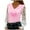 Pink, variant on Tops for Women, Women Tops Valentines Sequin Glitter Sheer Long Sleeve Sparkly Tees Tunic Tops Printed Party Bling Bling Blouse Pink M