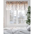 thumbnail image 5 of Valances for Windows Valance Rod Pocket Light Filtering Short Window Treatments Curtains for Kitchen Bathroom Living Room Bedroom, 1 Panel, 42 x 18 Inch, 5 of 7