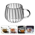 thumbnail image 6 of Clear Glass Pumpkin Cups With Handles 350Ml Halloween Mug Fall Halloween Coffee Mug Tea Cups For Milk Latte Cappuccino Hot Beverage (Clear) Glass&Bottle, 6 of 6