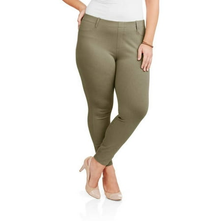 Lei Juniors' Plus 27" Pull On Ankle Jeans