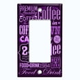 thumbnail image 6 of Metal Light Switch Plate Cover Cafe Diner Coffee Sign Purple COF040, 6 of 13