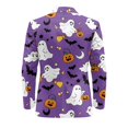 thumbnail image 5 of Uourmeti Regular Fit Business Suit Jacket, Ghost Bat Pattern Polyester Slim Fit Men's Business Suit Jacket for Casual Office, 5 of 8