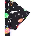 thumbnail image 5 of WIBACKER 2-Piece Summer Pajamas for Kids Boys Space Planets Short Sleeves Tee and Shorts Toddler Cool PJs Set Size 3-12Y, 5 of 12