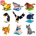 thumbnail image 2 of Wisehawk Diamond Mini Building Blocks Animal Toys Bag   Chameleon Dog Cat Bird  Series for Children A1-B29, 2 of 7
