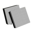 thumbnail image 4 of Paquete de 2 almohadillas para levantamiento de pesas, alfombrilla silenciosa, multifuncional, protección para el suelo, peso Negro Gris 50x50x4cm, 4 of 6