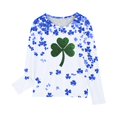 thumbnail image 4 of COM1950s Chemises pour Filles, Haut à Manches Longues de la Saint-Patrick Chandail pour Enfants Base à Manches Longues Col Rond Haut/chemise, 4 of 8