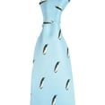 thumbnail image 2 of SummerTies Penguin Necktie - Printed Silk, Standard Length, 2 of 2