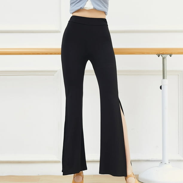 TIMIFIS Women’s Bootcut Yoga Pants - Flare Leggings for Women High Waisted  Workout Lounge Bell Bottom Jazz Dress Pants-Black-S - Black Fall Savings