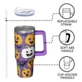 thumbnail image 3 of 30oz Halloween Tumbler with Handle – Skeleton Ghost Drinkware with Lid and Straw – Horror Theme Travel Cup – Birthday Gifts Coffee Mug, 3 of 5
