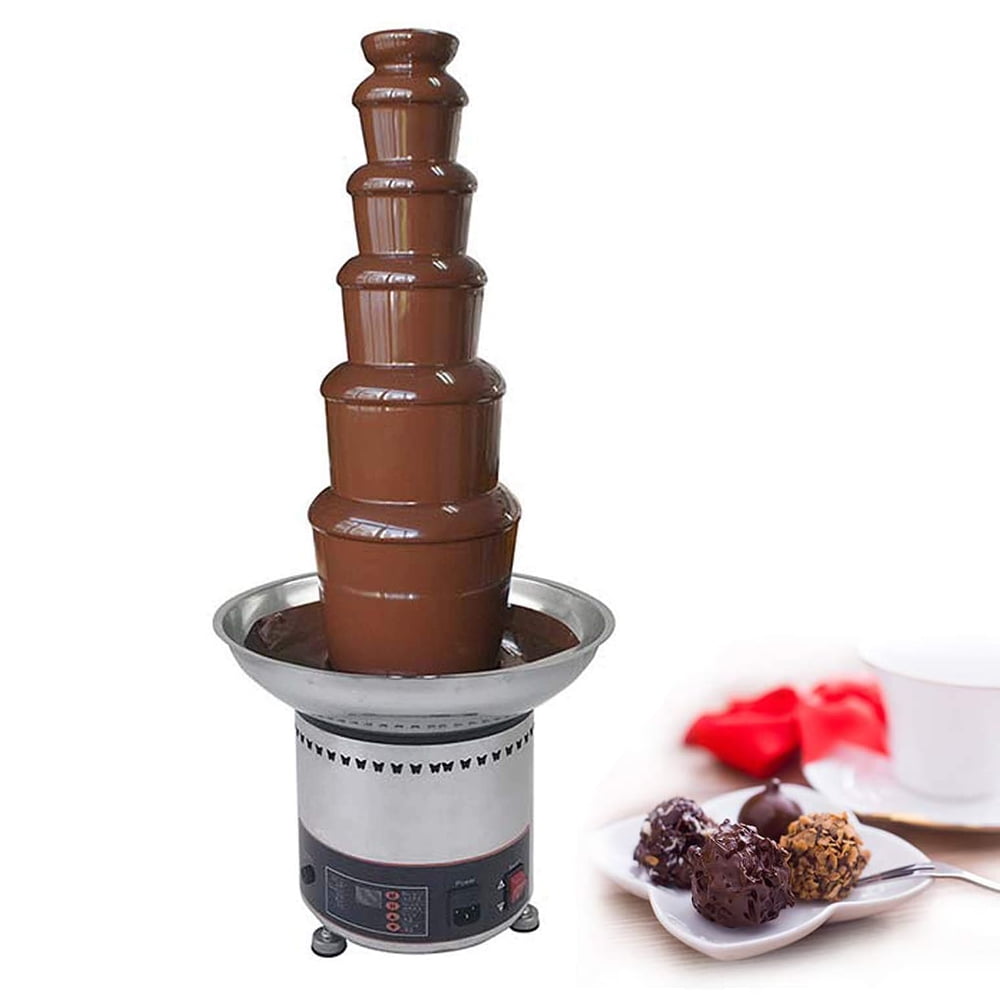 INTBUYING Commercial Chocolate Fountain Chocolate Fondue Fountain
