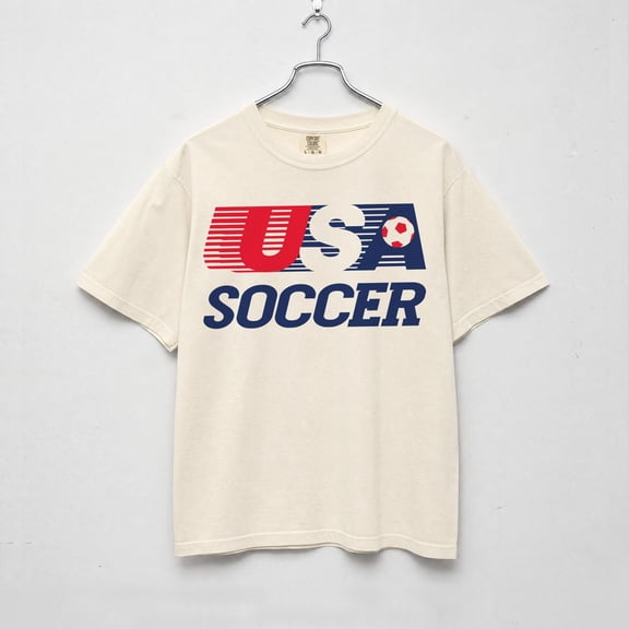 USA Soccer Team Graphic Tee, 80's United States Fan Apparel