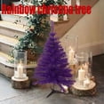 thumbnail image 7 of Hvmvliv Mini Christmas Tree Christmas Tree,11Inch Multicolor Artificial Mini Small DIY Xmas Tree Decorations for Easy Assembly for Indoor and Outdoor Purple, 7 of 7