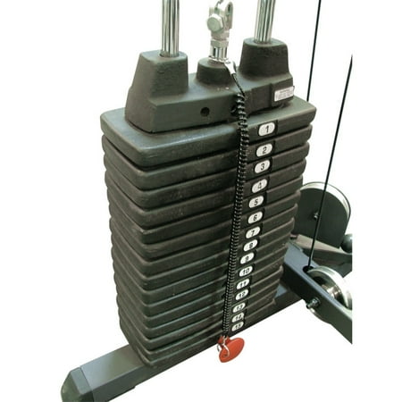 - Body Solid Optional 150 lbs. Weight Stack