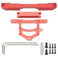 thumbnail image 1 of Kit de parachoques trasero de Metal RC, piezas de repuesto de parachoques trasero de aleación de aluminio para Axial SCX24 para Ford Bronco 1/24 RC Crawler rojo, 1 of 12