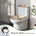 thumbnail image 4 of HELLHERO Adds Holiday Charm for Bathroom Elastic Bottom Bathroom Toilet Cozy Set Fits All Toilet Shapes Stretch Easy to Install, 4 of 8