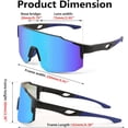 thumbnail image 6 of FEISEDY Sports Sunglasses for Men, Women and Teens - Baseball, Biking, Cycling UV400 Protection B2388, 6 of 16