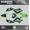 Green, variant on Kalair GFX Graphics Kit for Kawasaki KLX110 (2010-2023) Warrior Series