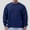 Navy, variant on dzxyzu Men's Regular-Fit Long-Sleeve T-Shirt Casual Crewneck Solid Color Pullover Sweatshirt Big and Tall Loose Workout Running Shirts Tops Wine