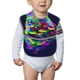 thumbnail image 6 of Susaid Howling Wolf Print Bibs for Babies Toddlers Adjustable Waterproof Free Soft Durable Bibs for eating with Large Pocket Food Catcher, 6 of 8