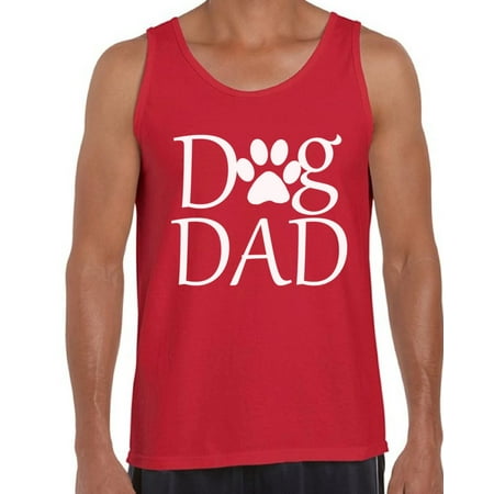 Awkward Styles Men's Dog Dad Graphic Tank Tops Pet Loving Father`s Day Gift Dog Lover Gift for