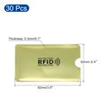 thumbnail image 2 of Uxcell Protector NFC Holder RFID Blocking Credit Card Sleeves Yellow 30Pack, 2 of 5