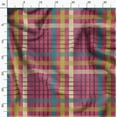 thumbnail image 3 of Soimoi Pink Rayon Fabric Check Check Fabric Prints By Yard 42 Inch Wide, 3 of 5