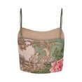 thumbnail image 7 of Biekopu Women Camisole, Spaghetti Straps Backless Flower Slim Fit Summer Tops for Party Club, 7 of 7