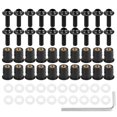 thumbnail image 1 of Unique Bargains 20pcs M5 5mm Motorcycle Windscreen Screws Fairing Windscreen Screws Bolt Windshield Mounting Nuts Red, 1 of 7