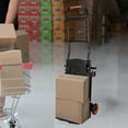 thumbnail image 3 of Flylapdo Cart Foldable 4-Wheel Utility Trolley Cart For Moving Luggage Hand Carts For Travel Shopping Moving And Workplace excellently, 3 of 9
