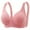 Pink, variant on Womens Bras Front Closure Breathable Comfort T Shirt Bra Full-coverage Bra Padded Push Up Bras for Women (95, Pink)