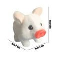 thumbnail image 2 of WhimsyHive Robotic Animated Plush Pig Toy Realistic Walking, Oinking & Tail Wagging Interactive Pet Companion with Touch Sensors, Soft Stuffed Animal for Kids Ages 3-8, 2 of 2