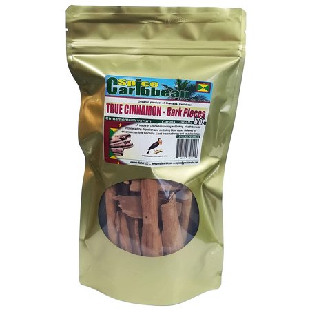 Cinnamon Pieces ( CEYLON) - cinnamomum verum (6 Oz resealable pouch, product of Grenada)