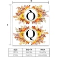thumbnail image 6 of Fall Maple Leaves Monogram Letter Q Mailbox Cover Magnetic 25.5x21 Inch, Family Last Name Initial Post Letter Box Covers, Autumn Thanksgiving Seasonal Outdoor Yard Oversized Mailbox Decor, 6 of 6