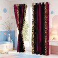 thumbnail image 3 of Erosebridal Animal Pattern Blackout Curtains Set of 2 (52x84 Each),Classic Cheetah Curtain, 3 of 6