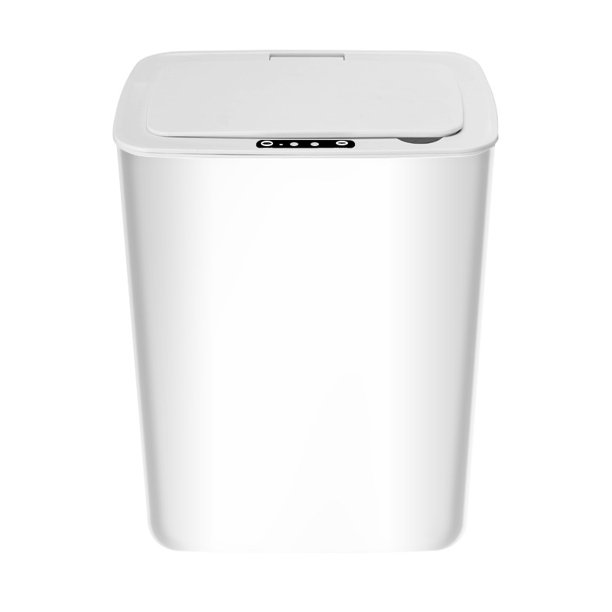 Bote de basura de inducción inteligente, inodoro automático doméstico con tapa, cesto de papel higiénico de cocina, bote de basura eléctrico grande