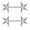 white, variant on Nipple Bar Princess CZ Star Ends Sparkle Barbell Ring Sold as pair
