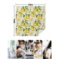 thumbnail image 4 of Lemon Cloth Napkins Set of 8 Reusable Dinner Napkins, Farmhouse Fruit Rustic Country Summer Plant Cocktail Napkin Washable Table Napkins for Wedding/Holiday Party/Baby Shower 20"x20", 4 of 7