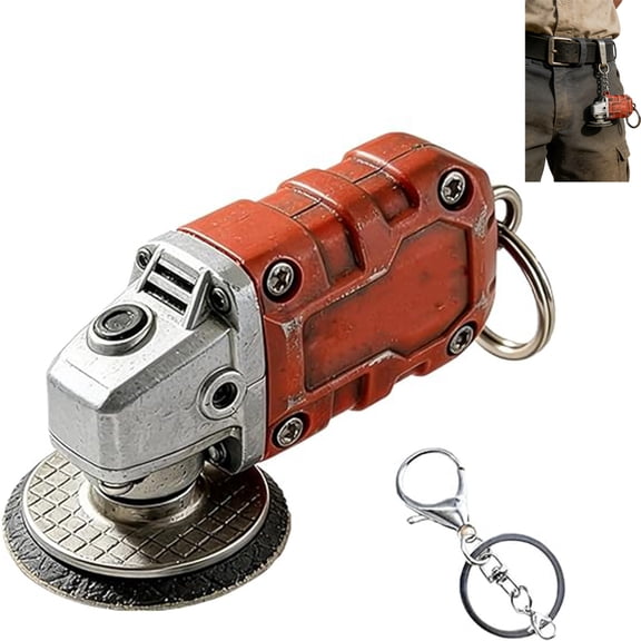Mini Grinder Keychain, 2026 New Model 2-in-1 Mini Grinder Keychain, Portable Polishing Tool, Tools Enthusiast Collectible（1Pcs）