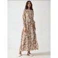 thumbnail image 5 of Printed Maxi Dress with Shirt Collar, 5 of 6