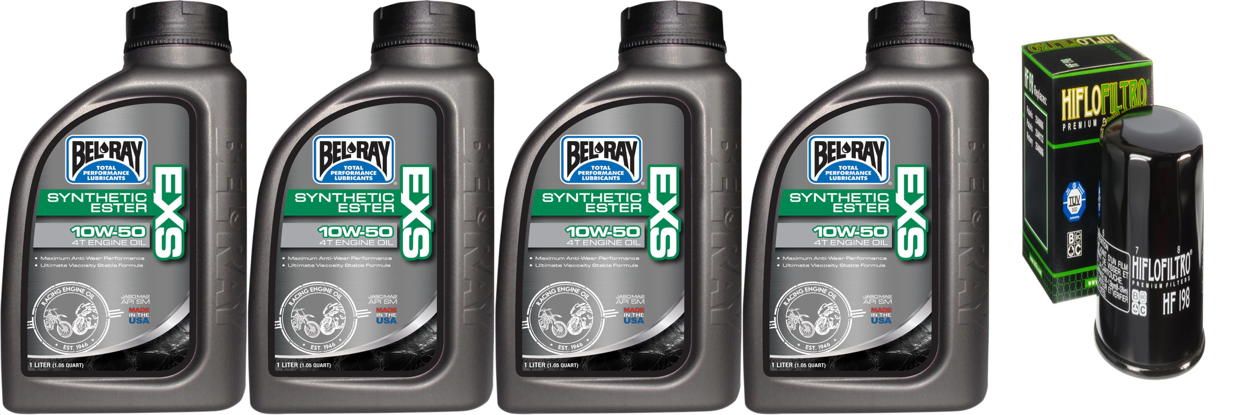 Premium Synthetic Engine Oil 10W50 Change Kit for SIDE X SIDE POLARIS