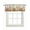 Orange Ivory, variant on Thanksgiving Pumpkins Kitchen Valances for Windows Farmhouse Linen Window Valance Curtain for Living Room Window Treatment Fall Maple Leaves Rustic Vintage Valance Rod Pocket Topper, 42 x 12 Inch
