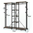 Tribesigns Extra Large Closet Organizer with Hooks, FreeStanding
