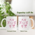 thumbnail image 6 of Preppy Coquette Pink Bows Coffee Mugs, Cute Gifts For Women Girls, I Am Just A Girl Ceramic Coffee Mug, Pink Girly Coffee Cup, 11oz Ceramic Cup White, 6 of 6