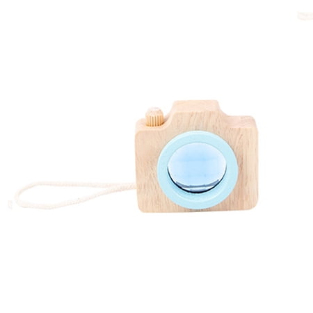 Esaierr Kids Toddler Toys Wooden Kaleidoscopes Camera Toys Toddler Bee s Eye Prisms Preschool Toys 2-7Y